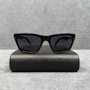 Bolle Acrylex Sunglasses Black Rectangle Frame France 528 Vintage Style